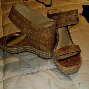Size 91/2 Jessica Simpson cork wedges